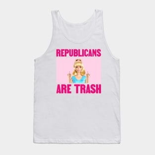 Republicans Are Trash - Funny Democrat Meme Tank Top